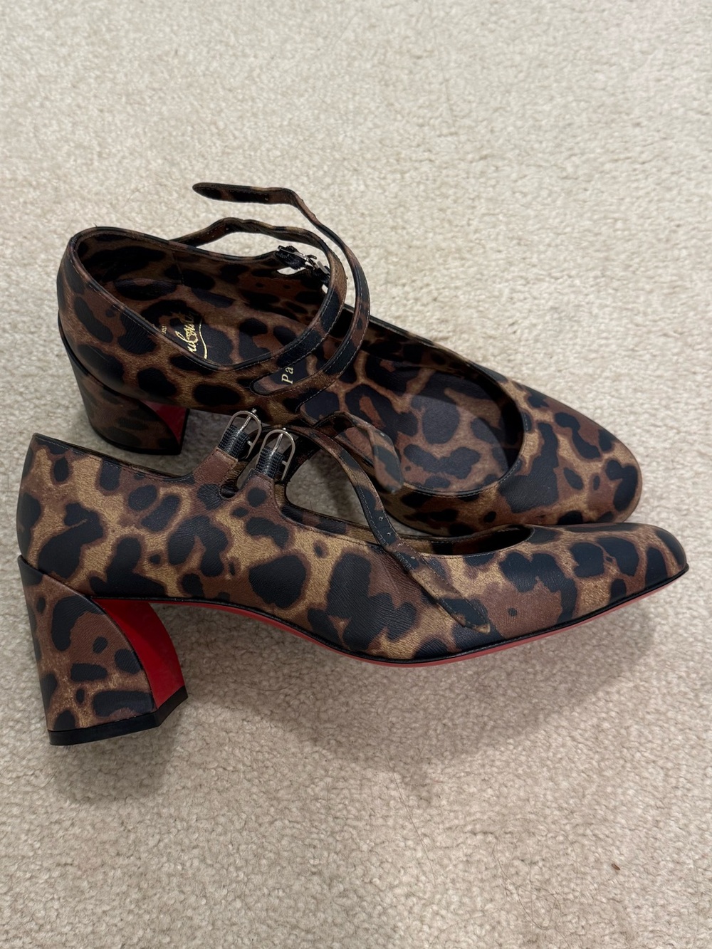 Christian Louboutin Miss Jane 55 leopard